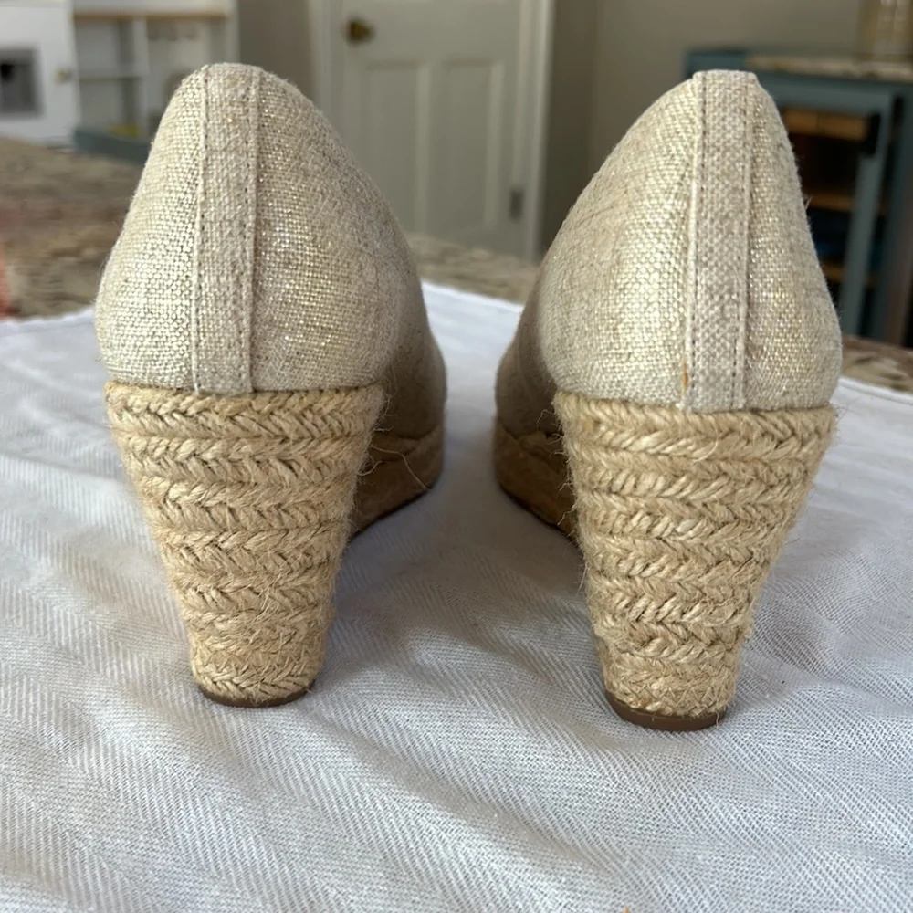 J. Crew Natural Beige Espadrille Flats